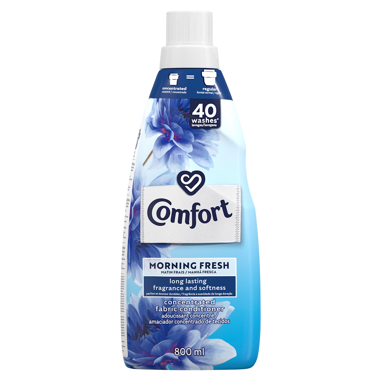 Comfort Morning Fresh Concentrated Laundry Fabric Softener Packshot 