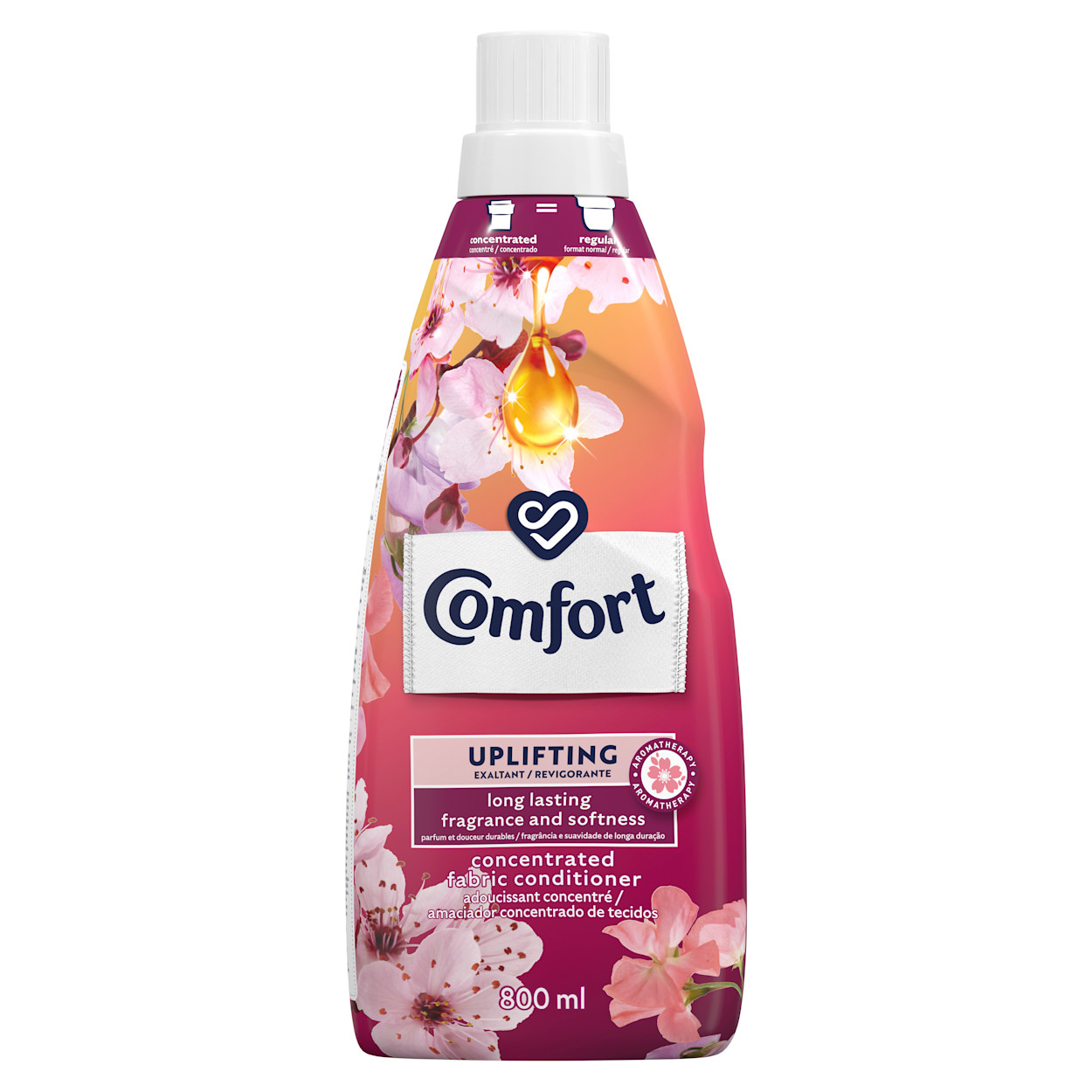 Comfort Uplifting Concentrated Laundry Fabric Softener Packshot Image 