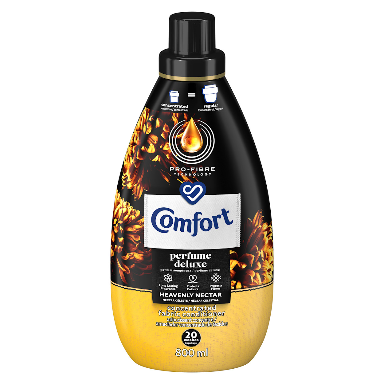 Comfort Perfume Deluxe Heavenly Nectar Laundry Fabric Softener Packshot